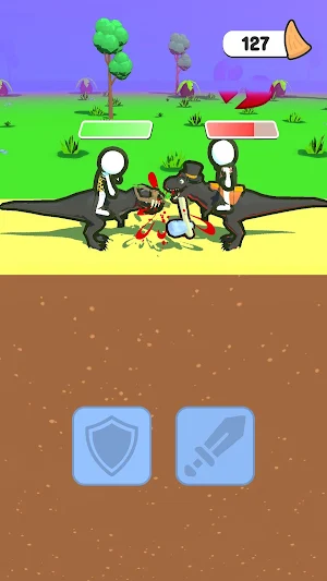 Merge Dino Fighting Screenshot 1
