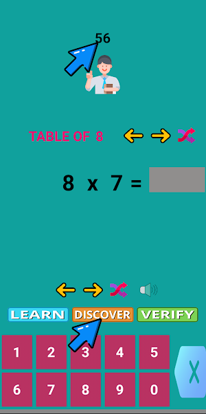 Multiplication tables Screenshot 3