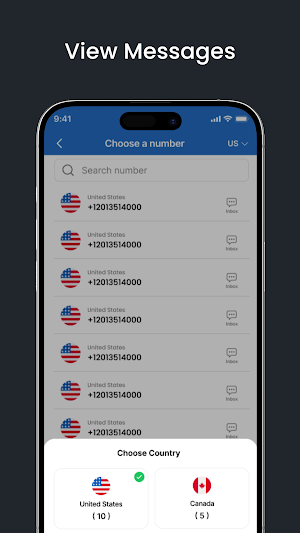 FreePhone.io: Temporary Number Screenshot 2