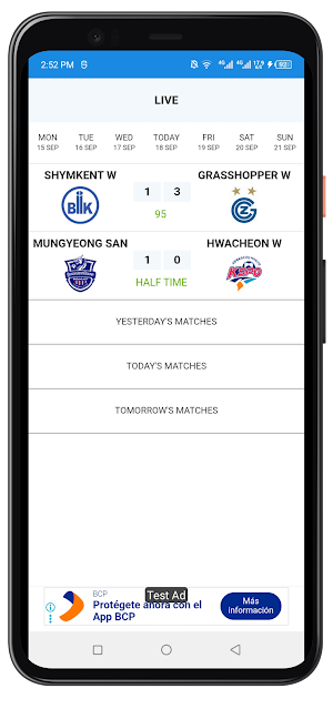 Live Football TV Streaming HD Screenshot 0