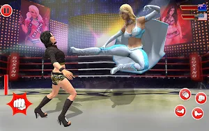Superstar Girl Wrestling Ring Fight Mania 2019 Screenshot 3