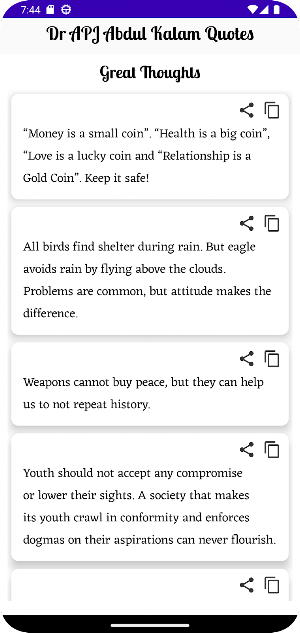 Quotes | Dr APJ Abdul Kalam Screenshot 2