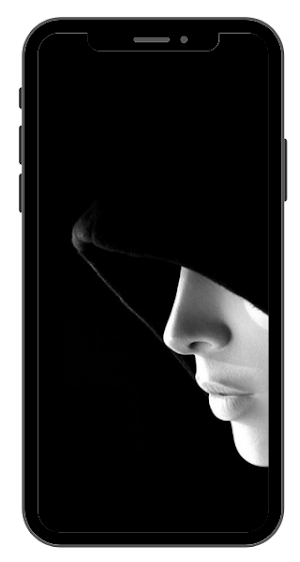 Black Wallpaper Aesthetic HD Screenshot 1