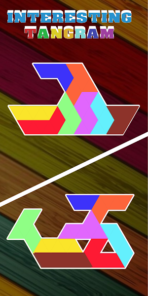 Triangle Block! Free Tangram Simple Puzzle Game Screenshot 0