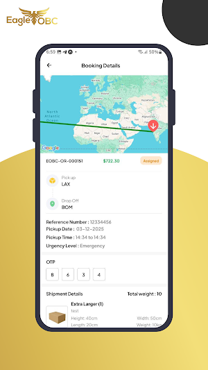 Eagle OBC - Carrier App Screenshot 2