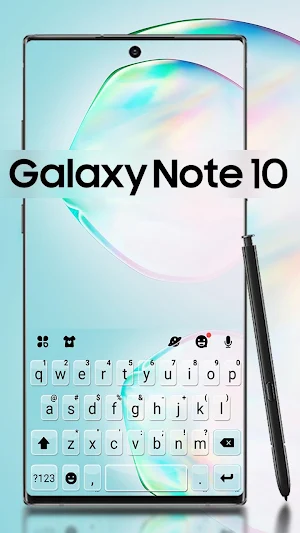 Galaxy Note 10 Keyboard Theme Screenshot 0