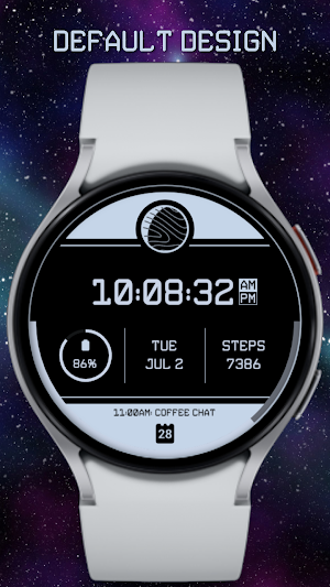 Starfield Moon Phase Minimal Screenshot 0
