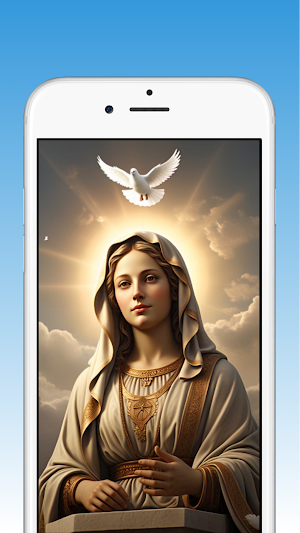 Mother Mary Digital Wallpaper Screenshot 3