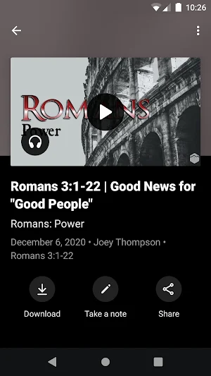 CBC APP Screenshot 2