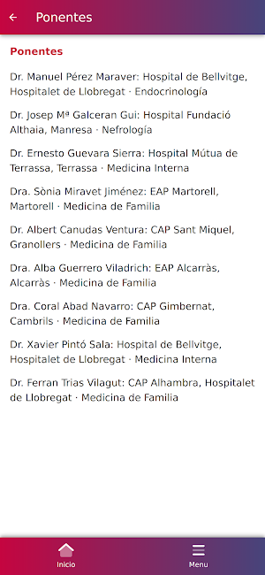 CARDIOMET Jornada Screenshot 2