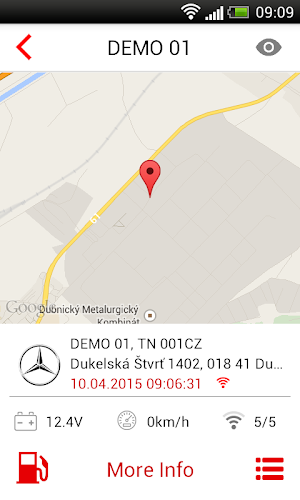 KeetecSAT - GPS monitoring Screenshot 2