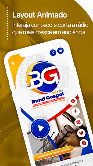 Rádio Band Gospel FM Screenshot 3