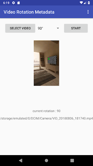 Video Rotation Metadata Screenshot 0