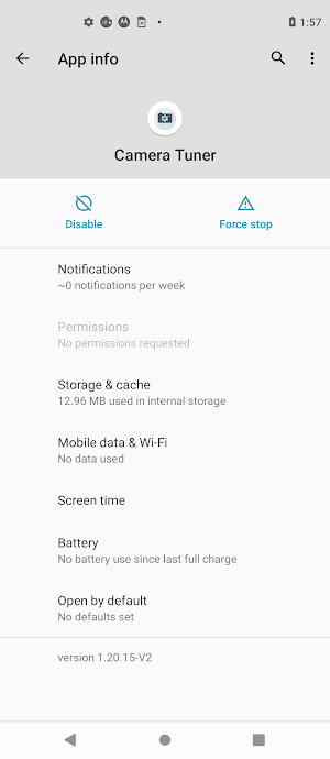 Moto Camera Tuner 4 Screenshot 0