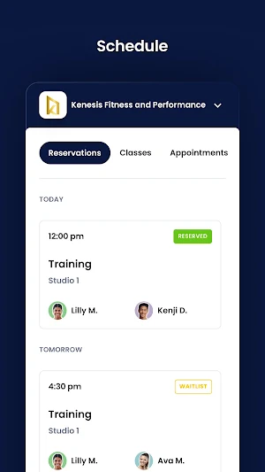 Kenesis Fitness & Performance Screenshot 2