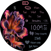 BFF45 - Neon Art Lily Flower