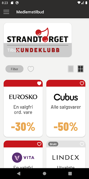Strandtorget Kundeklubb Screenshot 1