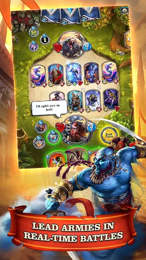 Mighty Heroes: Multiplayer PvP Card Battles Screenshot 0