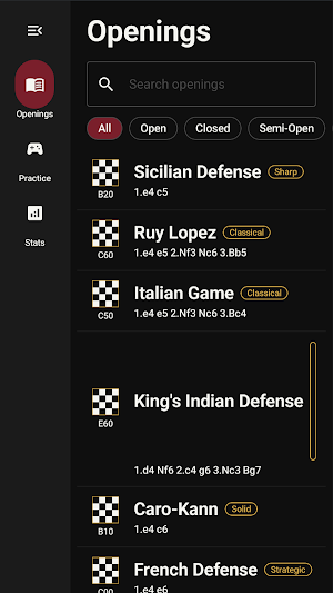 Chess Openings Screenshot 0