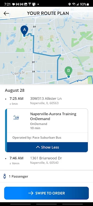 Pace On Demand Screenshot 1