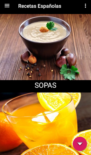 Recetas Españolas - Comida Española Screenshot 1