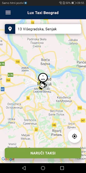 Lux Taxi Beograd Screenshot 1