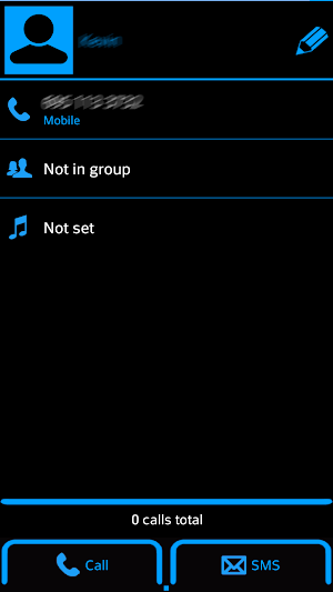 THEME NEON BLUE FOR EXDIALER Screenshot 3