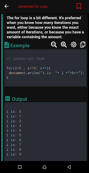 Javascript Language Screenshot 3