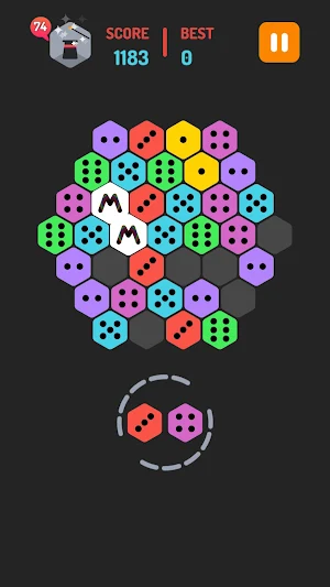 DomiMerge: Hexa Puzzle Screenshot 2