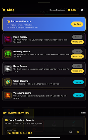 Legend Sword:Awakening Clicker Screenshot 1