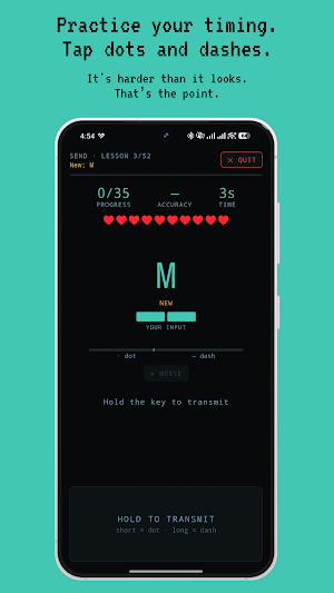 DotDotDash - Learn Morse Code Screenshot 2