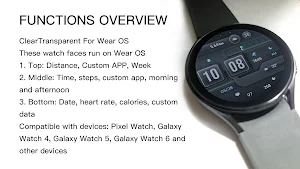 Clear Transparent For Wear OS Screenshot 1