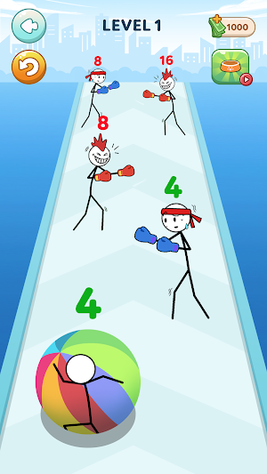 Stickman Roll Screenshot 1