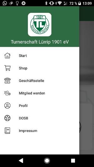 Turnerschaft Lürrip 1901 e. V. Screenshot 2