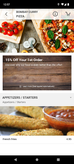 Bombay Curry Pizza Screenshot 1