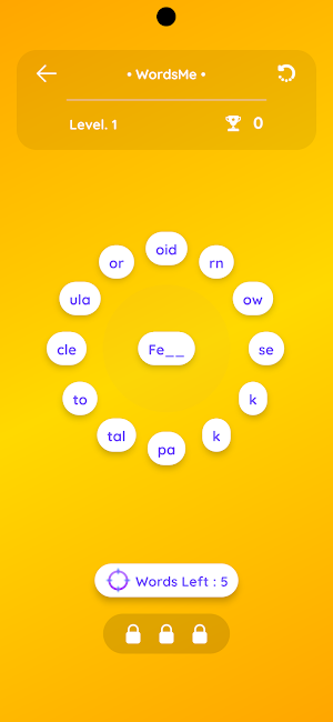 PickMe Word Game Screenshot 1