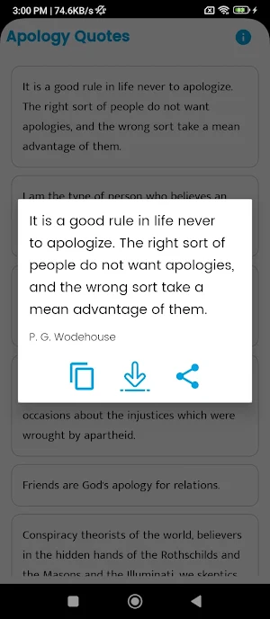 Apology Quotes and Sayings Screenshot 2