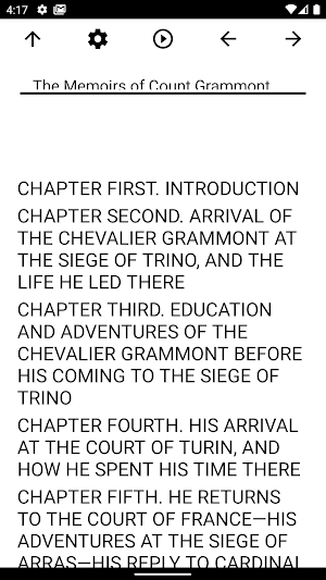 Book, The Memoirs of Count Gra Screenshot 0