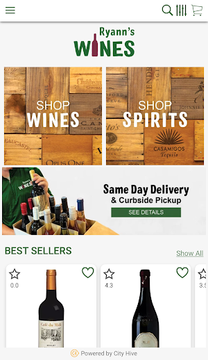 Ryann's Wines Screenshot 1