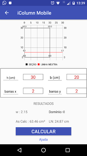 iColumn - Análise Flexão  Norm Screenshot 2