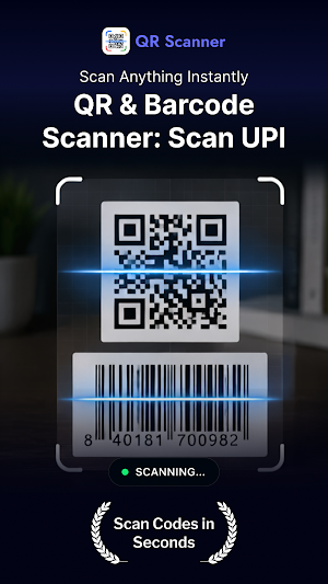 QR & Barcode Scanner: Scan UPI Screenshot 0