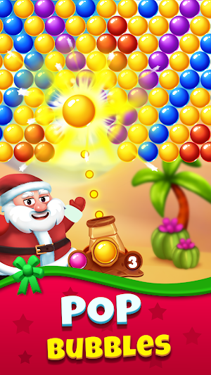 Christmas Games - Bubble Shooter Screenshot 1