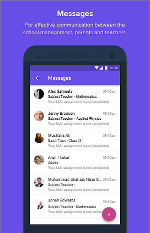 School Management App - FedenaConnect Demo Screenshot 1