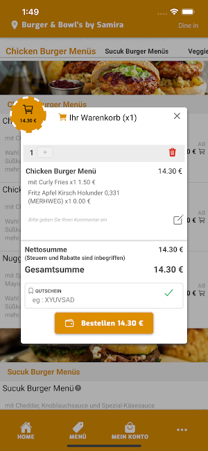Burger & Bowl's by Samira Screenshot 3