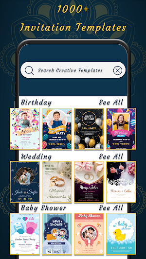 Invitation Maker& Card Creator Screenshot 0