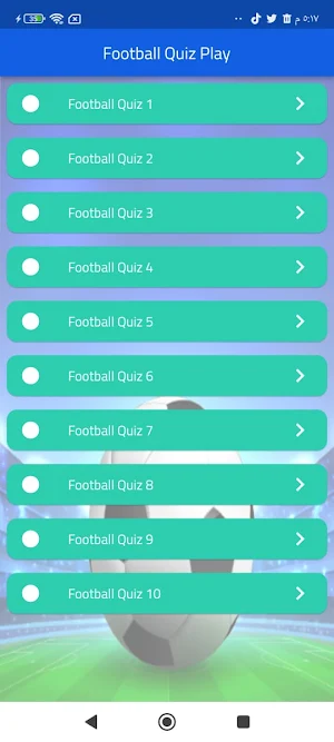 Football Quiz Play Screenshot 0