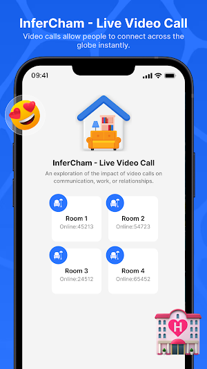 InferCham - Live Video Call Screenshot 1