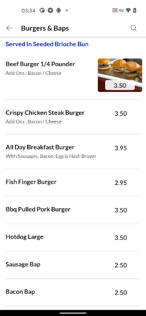 Lincs Spice And Burger Hut Screenshot 3