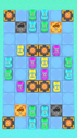 Traffic Jam: Merge Cars 2048 Screenshot 2