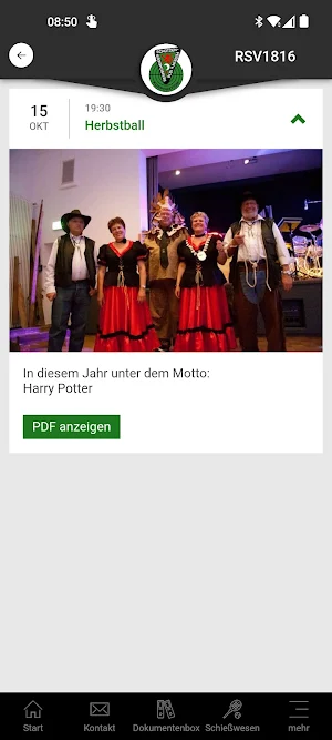 Remscheider Schützenverein Screenshot 1